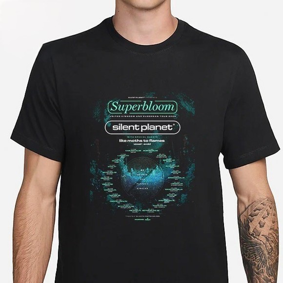 Silent Planet Band Superbloom Tour 2025 Fan Gifts Classic T-Shirt - Picture 1 of 4
